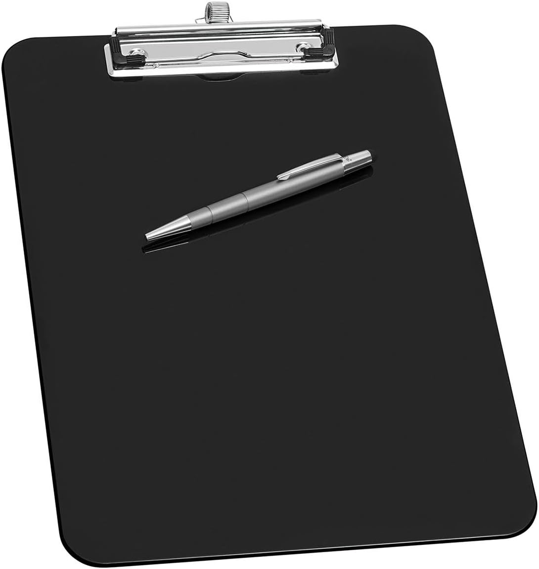 Wedo 576601 A4 Clipboard in with Pen Holder - Black