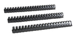 Renz Plastic Binding Combs US Division, 21 Rings for DIN A4, Diameter 28 mm, Black