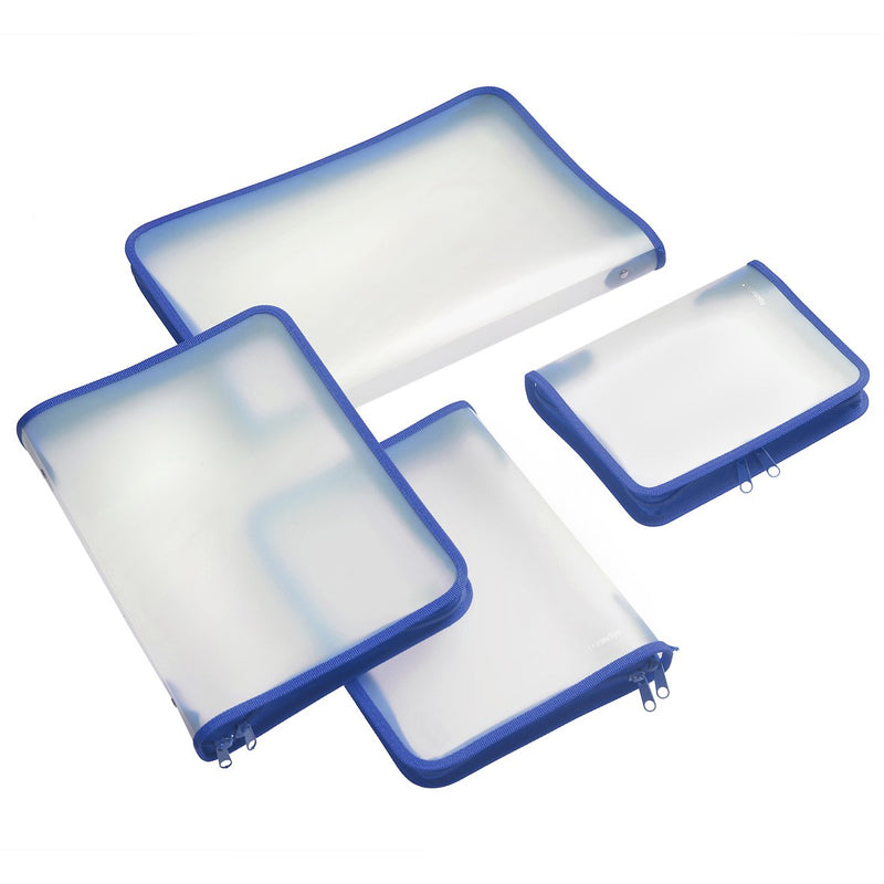 FolderSys 40452-40 Zip Bag A4 Blue