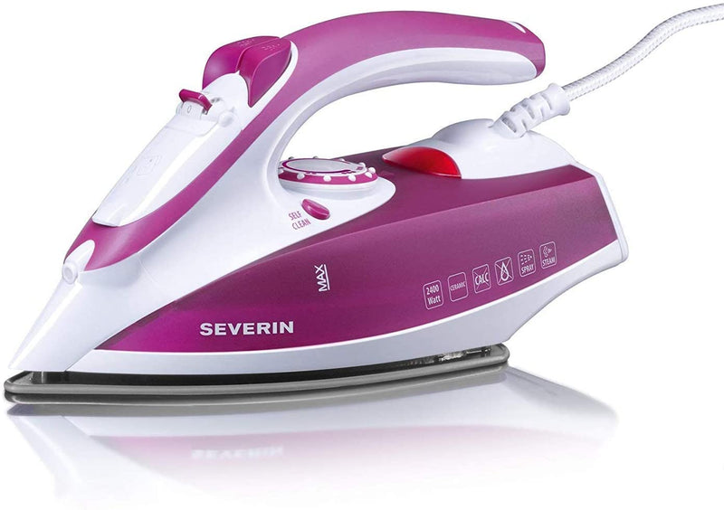Severin Iron, 2400 Watt, White/Purple
