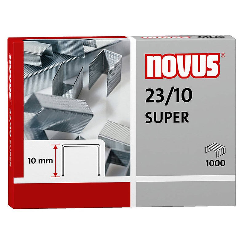 Novus 23/10 Super Staples (Box of 1000