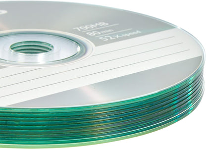 Philips CR7D5 NB10/00 CD-R Blank Discs 80 Min 52x 700MB 10er Spindel
