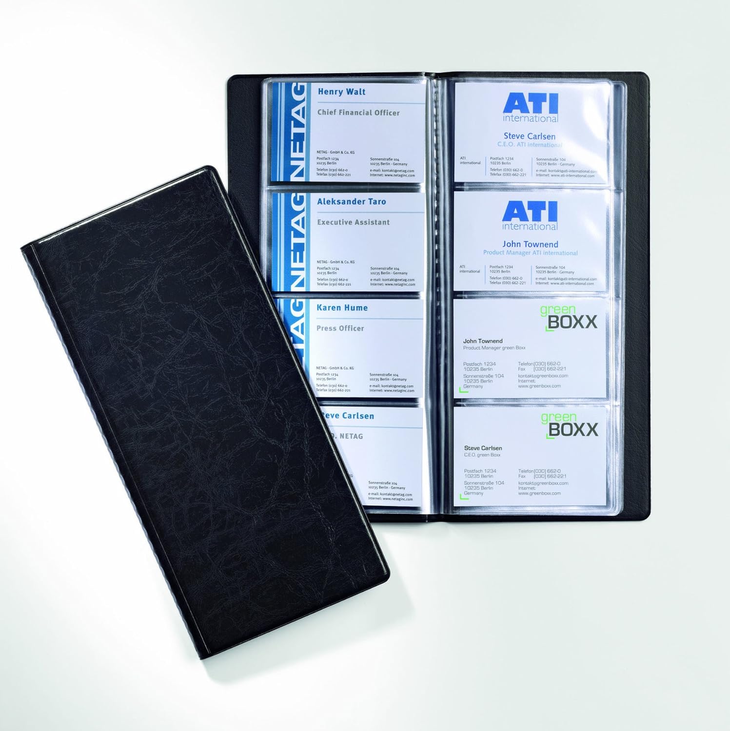 Durable Visifix 192 Business Card Album