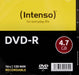 Intenso DVD-R 4.7 GB 16X Speed Single Layer Recordable DVD Media Slim Jewel Case (Pack of 10)
