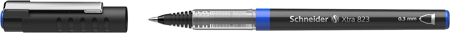 Schneider Xtra 823 Tintenroller (Konusspitze aus Edelstahl, 0,3 mm) 10er Packung