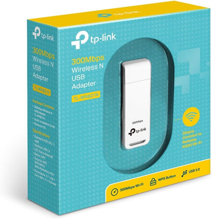 TP-LINK TL-WN821N 300Mbps Wireless N USB Adapter