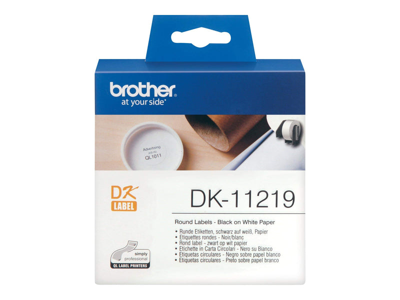 BROTHER Label Roll, Black