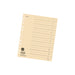 Original Falken 100 pack of dividers. Made in Germany. Made of recycled cardboard for DIN A4 light chamois dividers dividers folders index calendars Blue Angel