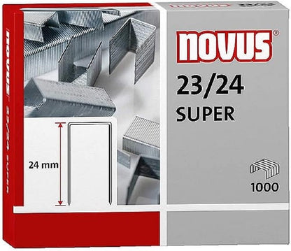 Novus 23/24 Super Staples (Box of 1000