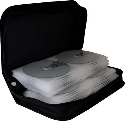 MediaRange BOX55 CD Case 96 Compartments Black