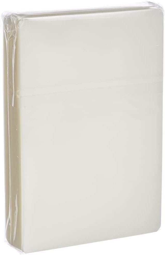 Fellowes Laminierfolien im Format A6, 125 Mikron (2 x 125 mic), glänzende Heißlaminierfolien, 100 Stück (Packung mit 2