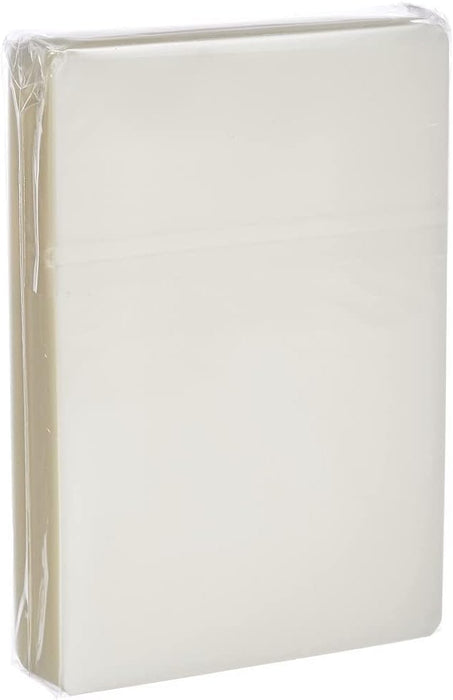 Fellowes Laminierfolien im Format A6, 125 Mikron (2 x 125 mic), glänzende Heißlaminierfolien, 100 Stück (Packung mit 2