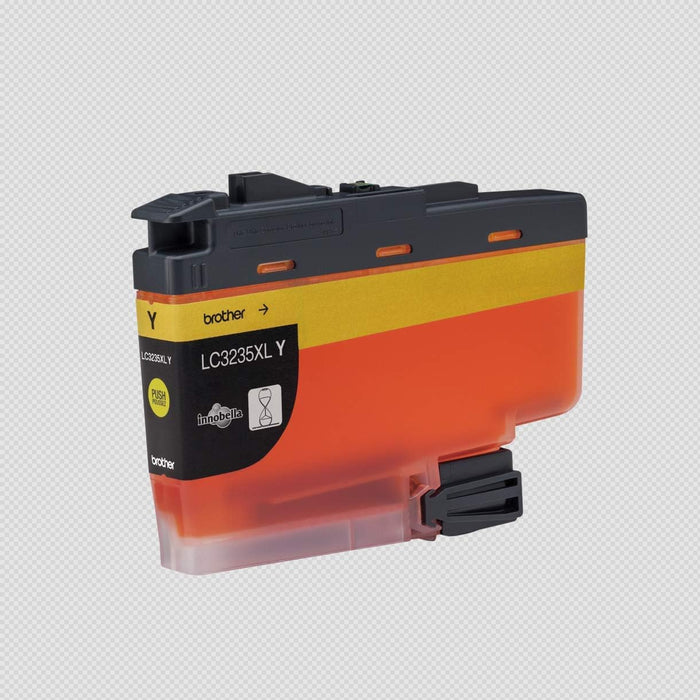 BROTHER LC-3235XLY Inkjet Cartridge, Yellow, Single Pack, Ultra High Yield, Includes 1 x Inkjet Cartridge, Genuine Supplies