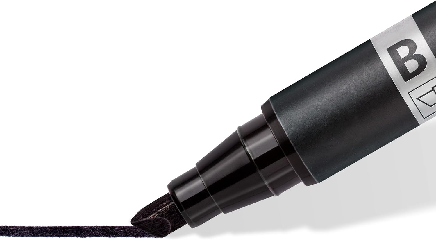 STAEDTLER Lumocolor 348-9 Zweispitzmarker permanent, 10 Stück