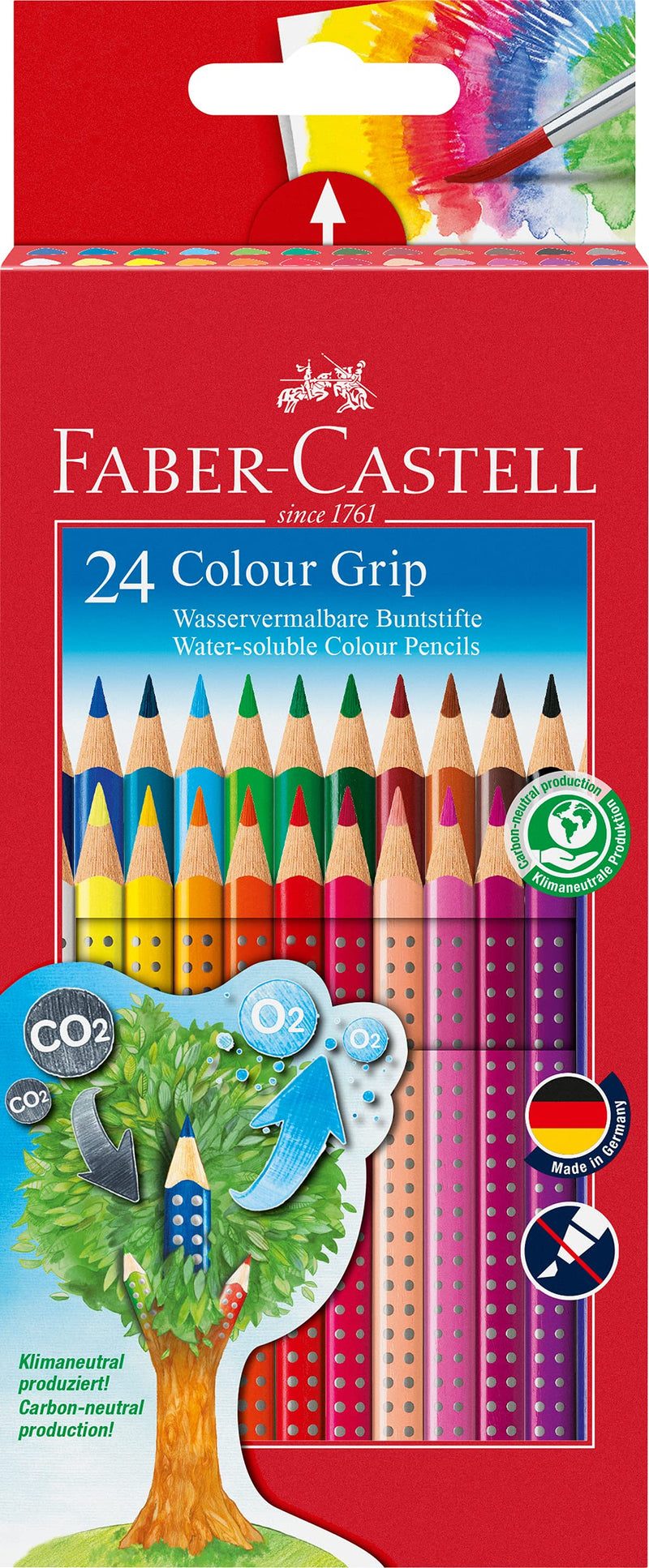 Faber-Castell Cardboard box 24 Colour Grip 2001pencils