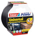 tesa extra Power Universal - Fabric-Reinforced Duct Tape for Repairing, Fastening, Bundling, Reinforcing or Sealing - Black - 10 m x 50 mm
