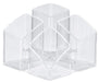 HAN 17450-23, Scala Desk Tidy. Exclusive Design Meets Function: Elegant, Glossy and Expandable. with 4 compartments und Card Holder, Transparent Crystal-Clear