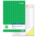 Sigel KG429 EDV Accounting Book with Copy Paper, Tax Rail 300 A4 2 x 50 Sheets with Blue Carbon Paper with Blue Carbon Paper, 2 x 50 Sheets (Pack of 10