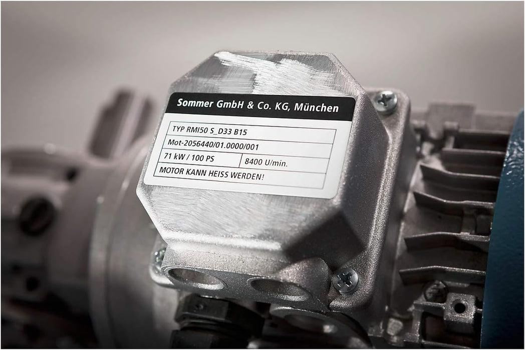 AVERY Zweckform L7917-10 Strapazierfähige Folienetiketten (10 Aufkleber, 210x297mm auf A4, extrem stark selbstklebend, für schwierige Oberflächen, bedruckbare Outdoor Klebefolie) 10 Blatt, weiß