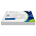 MEDIARANGE Non-woven for 2 Discs White Pack of 50