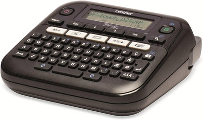 Brother PT-D210 Beschriftungsgerät (für 3,5 bis 12 mm breite TZe-Schriftbänder, bis zu 20 mm/Sek. Druckgeschwindigkeit