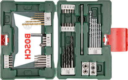 Bosch Accessories Bosch 48tlg. V-Line Titatium Bohrer und Bit Set (mit Magnetstab, für Holz, Stein und Metall, Zubehör Bohr- und Schraubwerkzeuge) 48 tlg.