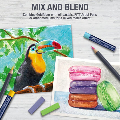 Faber-Castell Creative Studio, Goldfaber, Colour Pencil Set, Multicoloured, Tin Of 12