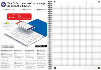 Oxford Office 353002406 Notebook Spiral 5 mm Squared 90 g/m