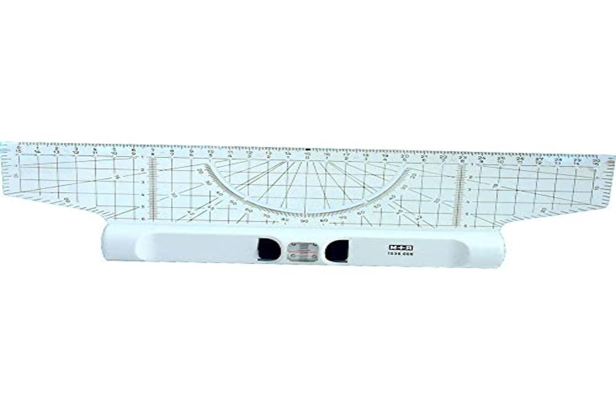 M+R 715300000 Roll Lineal 30 cm Acrylgals Winkelmesser Lupe
