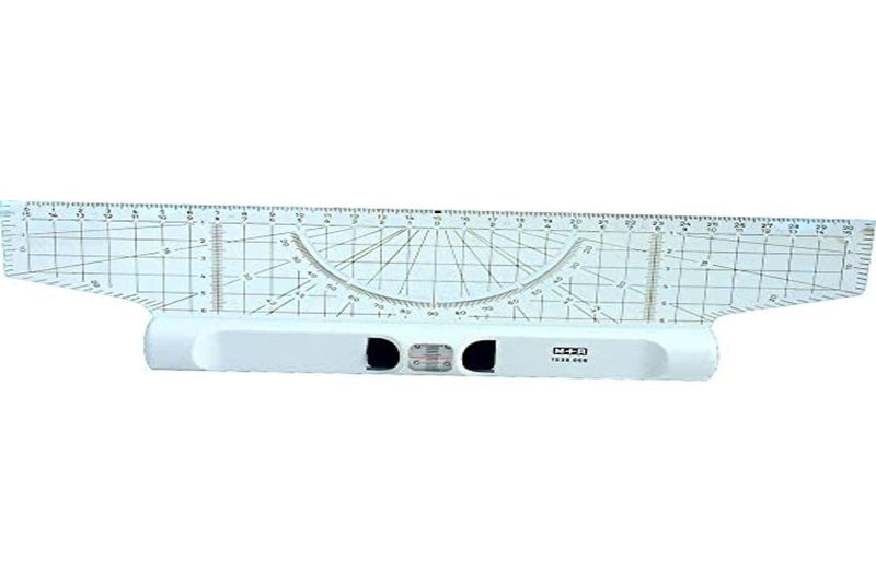 M+R 715300000 Roll Lineal 30 cm Acrylgals Winkelmesser Lupe