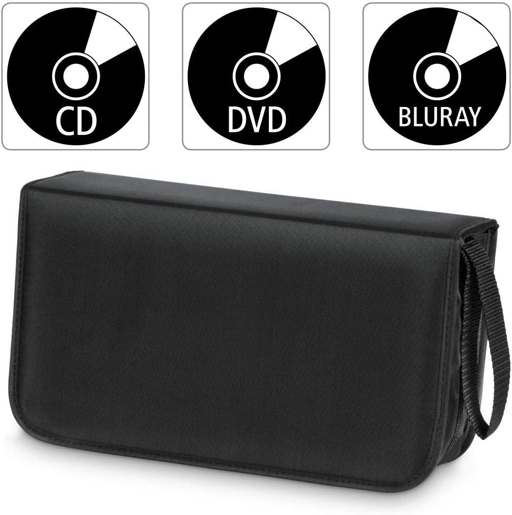 Hama CD/DVD/Blu-ray Wallet 120, black