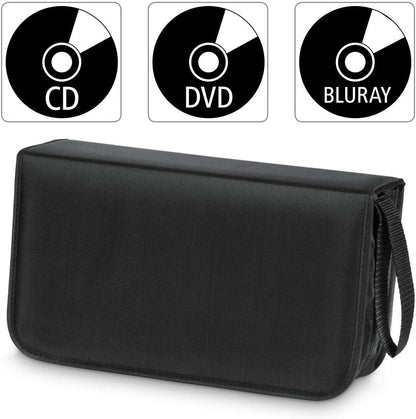 Hama CD/DVD/Blu-ray Wallet 120, black