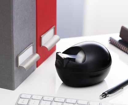 Scotch Magic Tape Dispenser by Karim Rashid (Black) with 1 roll of Scotch Magic Tape, 19mm x 7.5m (C36-B-EU