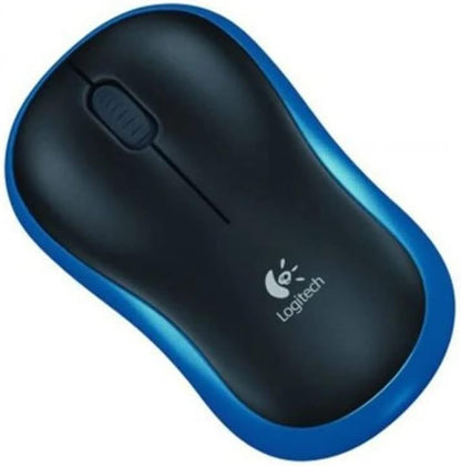 Logitech M185 Wireless Mouse, 2.4GHz with USB Mini Receiver, 12-Month Battery Life, 1000 DPI Optical Tracking, Ambidextrous, Compatible with PC, Mac, Laptop