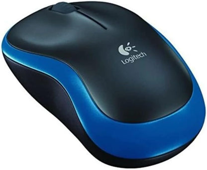 Logitech M185 Wireless Mouse, 2.4GHz with USB Mini Receiver, 12-Month Battery Life, 1000 DPI Optical Tracking, Ambidextrous, Compatible with PC, Mac, Laptop