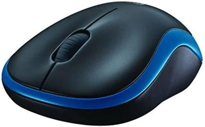 Logitech M185 Wireless Mouse, 2.4GHz with USB Mini Receiver, 12-Month Battery Life, 1000 DPI Optical Tracking, Ambidextrous, Compatible with PC, Mac, Laptop