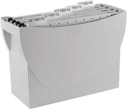 HAN 1900-11, SWING Suspension file box. The mobile office. Innovative design for 20 suspension files, integrated holder, light-grey