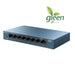 TP-Link LS108G 8-Port Desktop/Wallmount Gigabit Ethernet Switch/Hub, Network Splitter, Plug and play, Steel Case, Green