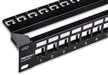 TRENDnet 24-Port Blank Keystone Shielded 1U Patch Panel, TC-KP24S, STP, Cat6A, Cat5, Cat5e, Cat6, 19 Inch RackMount Design, Recommended with TC-K06C6A Cat6A Keystone Jacks,Black 24 Port Blank Keystone Shielded