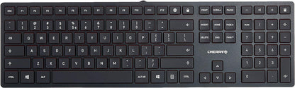 Cherry JK-1600EU-2 USB Keyboard (US International Layout - QWERTY) Black