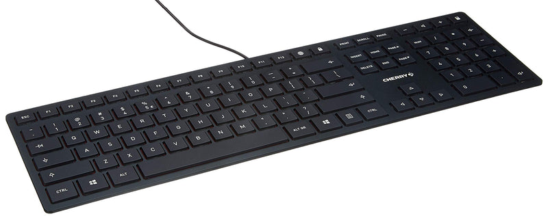 Cherry JK-1600EU-2 USB Keyboard (US International Layout - QWERTY) Black