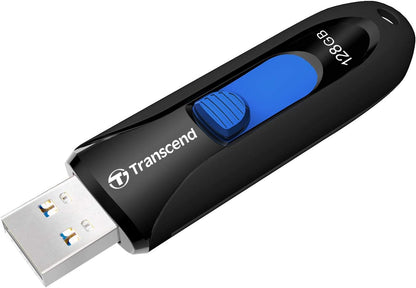 Transcend 128GB JetFlash 790 USB 3.1 Gen 1 Flash Drive (USB Stick) Black TS128GJF790K