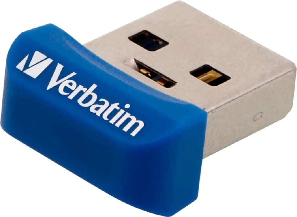 64GB USB Flash 3.0 NANO Store'n´Stay Blue Verbatim P-blister,Blue,98711
