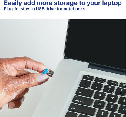 16GB USB Flash 3.0 NANO Store´N´Stay BLUE Verbatim P-BLIST
