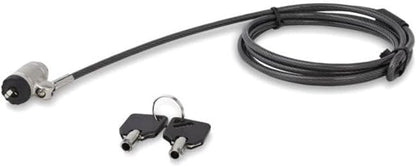 StarTech.com 6ft (2m) Laptop Cable Lock with Keys - Keyed Security Cable Lock for Compatible K-Slot Laptops, Desktops, Computers & Other Devices - Anti-Theft Vinyl Coated Steel Cable Lock (LTLOCKKEY