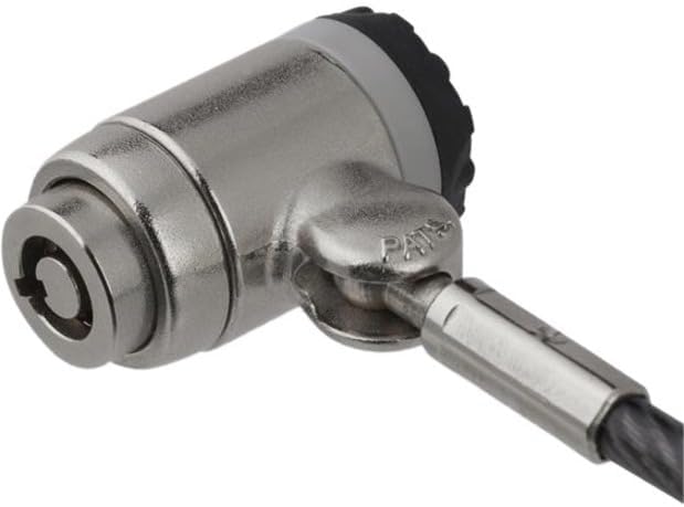 StarTech.com 6ft (2m) Laptop Cable Lock with Keys - Keyed Security Cable Lock for Compatible K-Slot Laptops, Desktops, Computers & Other Devices - Anti-Theft Vinyl Coated Steel Cable Lock (LTLOCKKEY