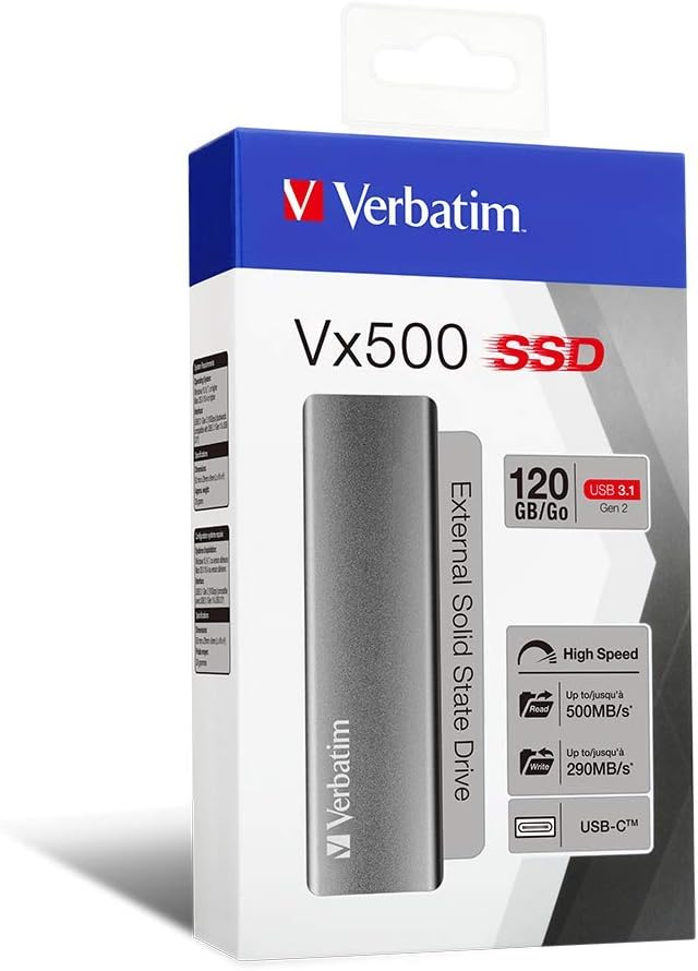 Verbatim Vx500-120GB - USB 3.1 Gen 2
