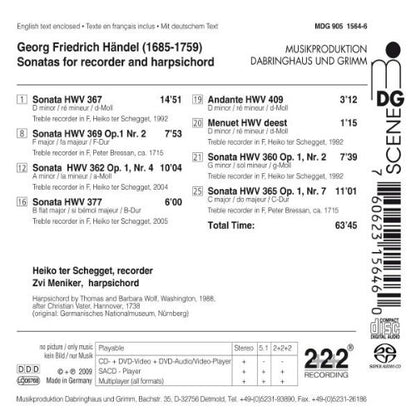 Sonatas for Flute & Harpsichord