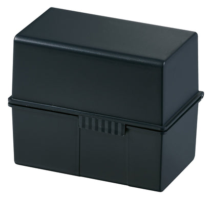 HAN Index Card Box DIN A7 Landscape for 300 Cards with Steel Hinge