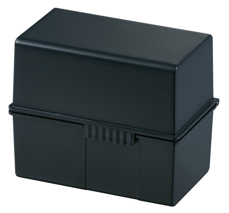 HAN Index Card Box DIN A7 Landscape for 300 Cards with Steel Hinge